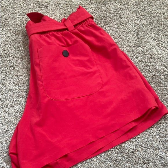 Stylish Red Women's Shorts - Picture 8 of 8